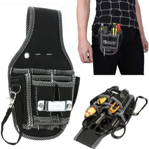1pcs Screwdriver Pliers Organizer Holder Bag Tool Bag Nylon Pocket Electrician DIY Working Tool Pouch Bag Waist Belt