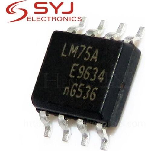 10pcs/lot LM75AD LM75A LM75 SOP-8 In Stock