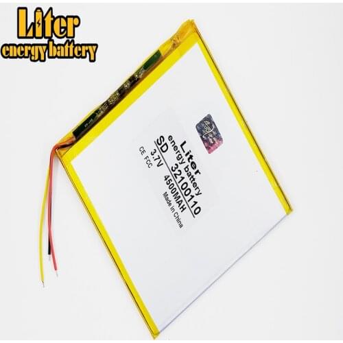 3wire Liter energy battery 3.7V lithium polymer battery 32100110 4500MAH tablet computer navigation built-in battery