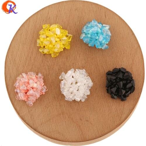 Cordial Design 30Pcs 20*20MM Jewelry Accessories/Crystal Bead Charms/DIY Making/Crystal Flower Shape/Hand Made/Earring Findings