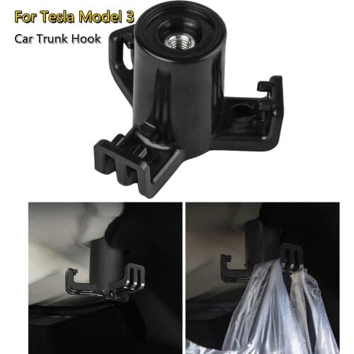Car Trunk Hook Practical Durable Car Bolt Cover Mounting Holder Accessories For Tesla Model 3 Grocery Bag Hook Trunk Hook