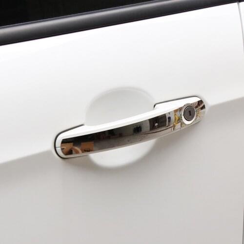 Car styling stainless steel Chrome Trim Door Handle Covers decoration CASE for ford Focus 2 Focus 3 KUGA 2005-2017