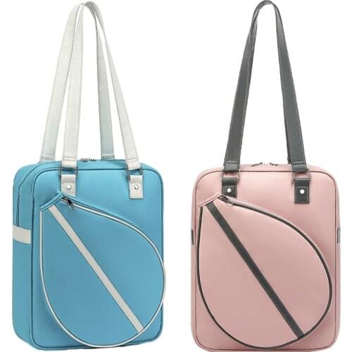 Large Fashion Tennis Racket Shoulder Bag Carrying for Ladies Women and Men Squash Racquet