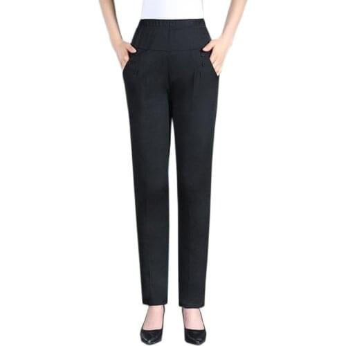 New Spring Autumn Women Slim Casual Pants Comfortable Wear Career Straight Pencil Pants Women Trousers Female Pantalon Femme