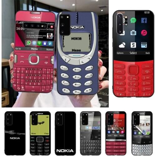 For Nokia Golden Classic Fashion Model Phone Case For Samsung S20 S10 S8 S9 Plus S7 S6 S5 Note10 Note9 S10lite