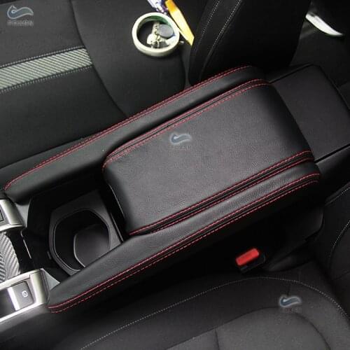 For Honda Civic 10th Gen 2016 2017 3pcs Car Center Console Lid Armrest Box Microfiber Leather Protection Cover