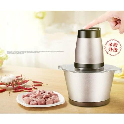 Meat Grinders home electric stainless steel fully automatic multi-functional stirring cooking minced capsicum pepper small NEW