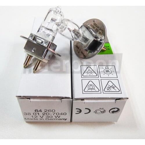 Halogen Display/Optic Lamps 64260 M/185 30W 12V PG22 54022-0 Zeiss Slit Lamp of Ophthalmic Surgical Microscope Lamp Bulb