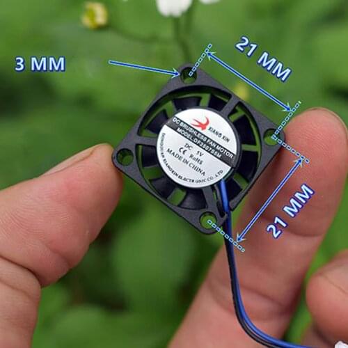 Hot Sale Ultra-miniature Brushless Fan Electric DC 5V 6V 2507 Mini Micro Tiny Cooling Fan Hardware Parts 25x25mm
