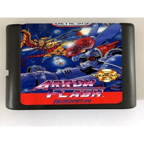 Arrow Flash Game Cartridge Newest 16 bit Game Card For Sega Mega Drive / Genesis System