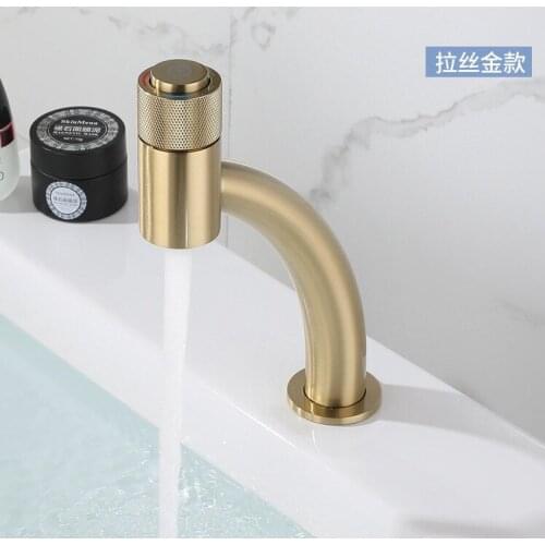 Wastafel Kraan Badkamer Enkele Hendel Warme En Koude Messing Water Mengkraan Gun Grijs Unieke Wastafel Water Sink Mixer crane