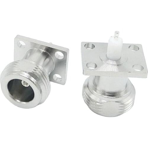 L16 N Female Connector With Flange 13.7*18mm Rectangle N-K N Type Connector 10Pcs