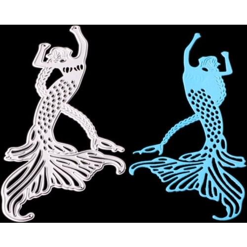 Metal Mermaid paper die cutting dies for Scrapbooking/DIY Easter wedding Halloween Easter card