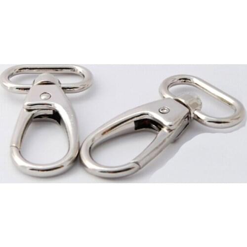 25 /32/38 mm Silver Gold Belt Strap Metal Bags Buckle Carabiner Snap Hook Lobster Clasp 20pcs/lot
