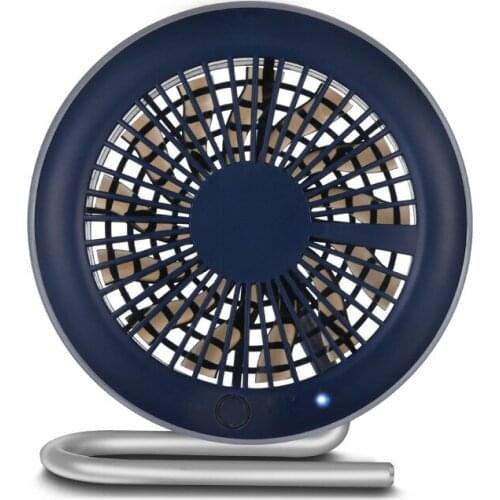 Desktop Fan USB Rechargeable Desk Fan Air Cooling Dormitory Office Creative Bedside Table Mute Small Outdoor Travel