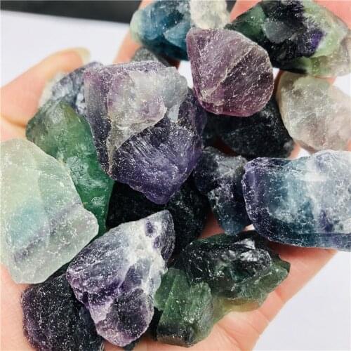 Natural Green Fluorite Raw Gemstone Quartz Mineral Specimen Original Stones Natural crystal Stones and Minerals
