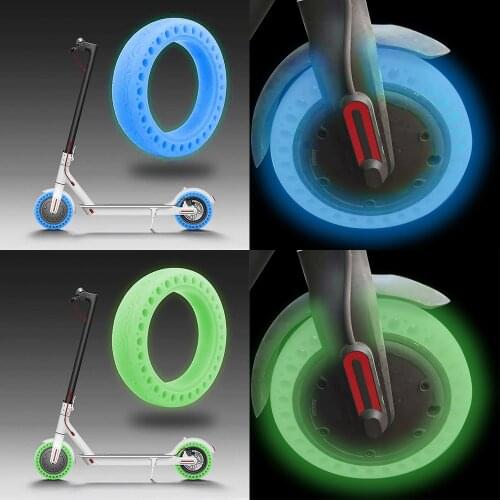 Night Fluorescent Tires Luminous Honeycomb for Xiaomi Mijia M365 Pro Electric Scooter Skateboard Tyres Xiaomi M365