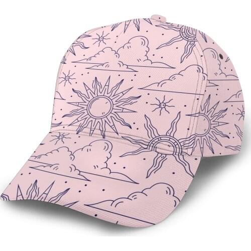 2021 New Baseball Cap Fishing Caps Men Outdoor Hunting Hat Hiking Hat Pink Sun Cloud