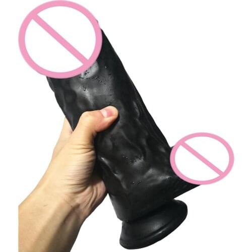 27*8.5CM Super Huge Dildos Thick Giant Dildo Realistic Anal Butt with Suction Cup Big Dick Dong Soft Penis Sex Toy For Women