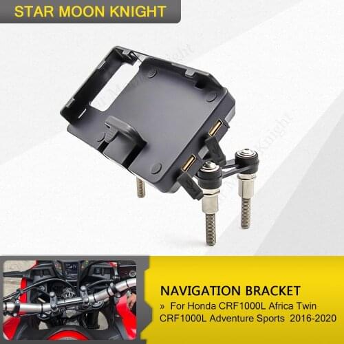 For Honda CRF1000L Africa Twin CRF1000L ADV Sports 2016 - 2020 Motorcycle Stand Holder Phone Mobile Phone GPS Plate Bracket