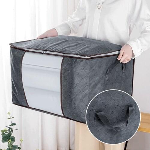 Foldable Clothes Quilt Storage Bags Blanket Closet Sweater Organizer Box Sorting Pouches Clothes Cabinet Container Organizer Bag