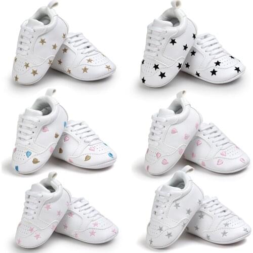Baby Five-pointed Star Bandage Soft Sole Shoes Toddler Sneakers Casual Shoes Soft Sole Shoes Anti-slip Cute Shoes Casual Autumn