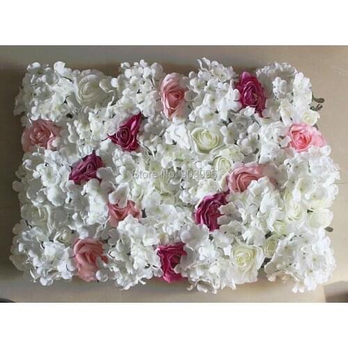 SPR Free Shipping-10pcs/lot Artificial silk rose flower wall flower backdrop for wedding ceremony arrangement decoration