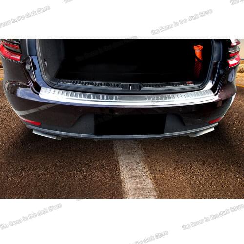 Lsrtw2017 car rear trunk protective panel guard for porsche macan 2014 2015 2016 2017 2018 2019 2020 2021 accessories decoration