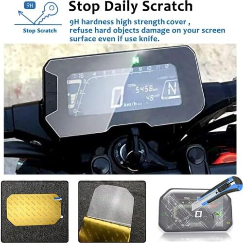 Motorcycle Cluster Scratch Protection Film Cluster Screen Protector for Honda CB125R CB 125R CB150R CB 150R CB300R 2018