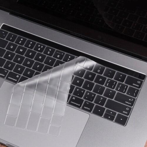 US TPU Keyboard Protector Cover 5pcs for Macbook Pro 13 15 Inch A1707 Touch Bar For Macbook Air Pro 11 12 13 inch Retina