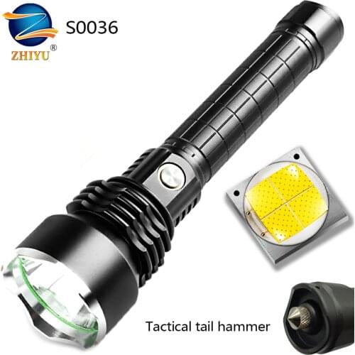 ZHIYU Powerful Flashlight XHP50 LED Tactical LED Torch USB Rechargeable Waterproof Lamp Ultra Bright Lantern for Camping Hiking