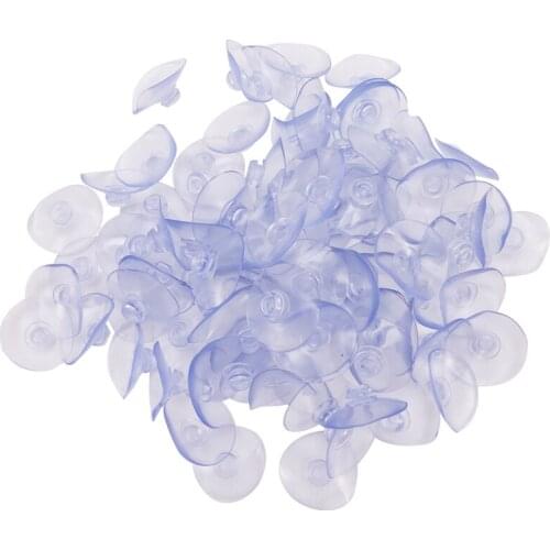 100Pcs 40Mm Clear Suction Cup Sucker Mushroom Head Suction Cup Suction