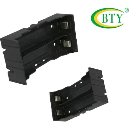 10x18650 Portable Battery Case Box 3.7V Batteries Plastic Holder Storage Container Organizer For 2x18650 Plastic Box Black