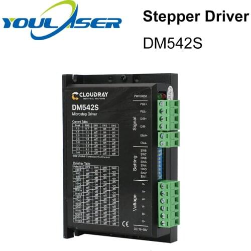 2-Phase Stepper Motor Driver DM542S Supply Voltage 18-50VDC Output 1.0-5.0A Current