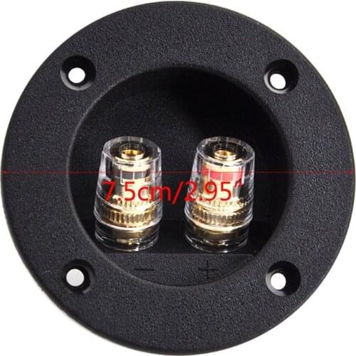 2pcs/lot Two Copper Terminal Block Speaker Junction Box Connector DIY Accessory E5BE