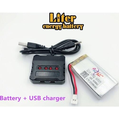 3.7V 1500mAh 25C Lipo Battery for Syma X5SW X5SC X5S X5SC-1 M18 H5P RC Quadcopter 3.7V 1500mAh 903052 battery for + USB charger