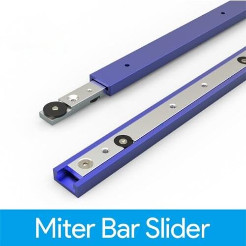 Woodworking Aluminium Alloy Miter Track Slot or Miter Slider Bar Table Saw Miter Gauge Rod T track Slot Workbench DIY Tools