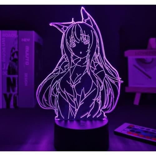 3D Lamp Nightlight Anime Nekopara Led Night Light for Bedroom Decor Gift