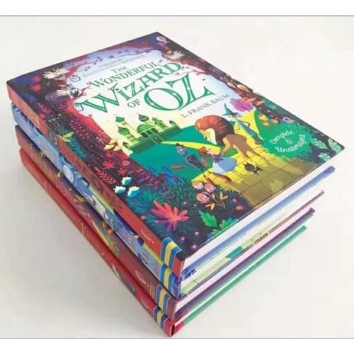 4 Books Usborne The Wonderful English Educational Flap Picture Books Baby For Baby kids reading book