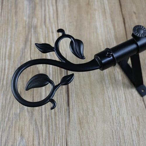 4Pcs Decorative Curtain Drapery Rod/Pole Finials Ends Heads Caps Rod Kits For 22mm Curtain Poles