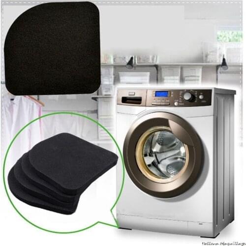 4PCS Washing Machine Anti Vibration Pad Shock Proof Non Slip Foot Feet Mat Refrigerator Floor Furniture Protectors Noise