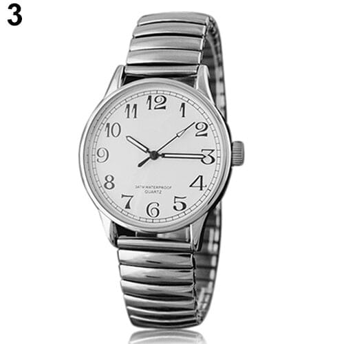 2017 hot Couple Lover Watch Men Women Design Vintage Alloy Quartz Analog Stretchable Wrist Watch 1MAG 6T5K