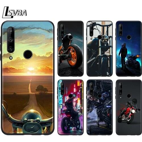 Cool Motorcycle for Huawei Honor 9A 9C 9S 9X 10 9 Lite 30 20 Pro 10i 8X 8 8A 7A 7C Pro Lite Silicone Phone Case