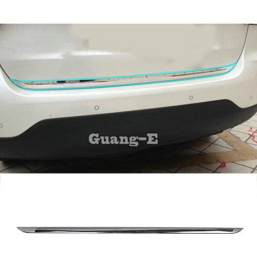 For Kia Sorento 2013 2014 Car Styling Stick Body ABS Chrome Rear Door Tailgate Bumper Frame Plate Trim Lamp Trunk Lid 1pcs