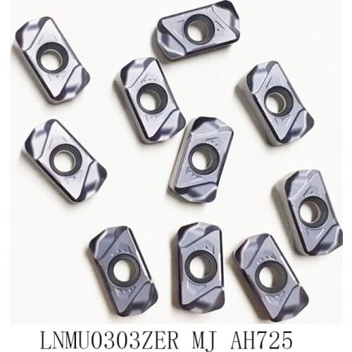 10pcs LNMU0303ZER MJ AH725 Carbide Inserts turning tool of cnc milling lathe cutter high quality material