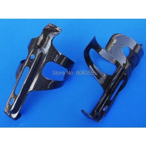 Carbon glossy MTB Mountain Road bike bicycle water Bottle cage - 2 Pcs Cages WBC030