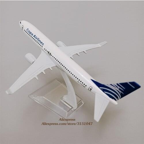 Alloy Metal Air Copa Airlines B737 Airplane Model Copa Boeing 737 Airways Plane Model Dieicast Aircraft Kids Gifts 16cm