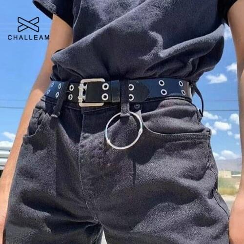 Fashion Rivet Luxury Designer Punk Grommet Belts Men Waist Strap High Quality Male Rock PU Leather Woman Belt For Jeans 152