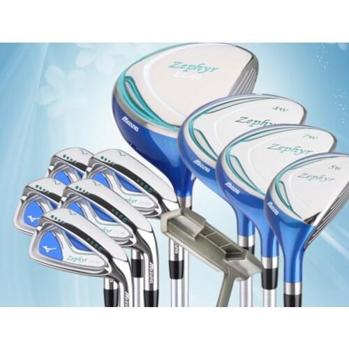 Womens golf clubs set zephyr golf clubs set Graphite shaft 9pcs/set golf driver fairway wood golf irons golf putters no bag