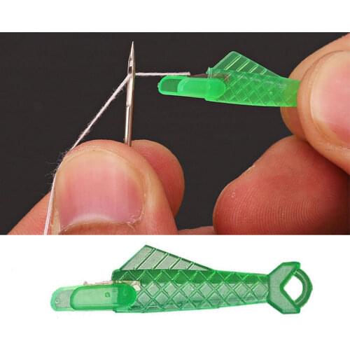 Fish Type Needle Threader Sewing Machine Needle Threader Needle Changer Stitch Insertion Tool Quick Threader Sewing Accessories